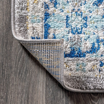 Modern Persian Boho Floral Area Rug
